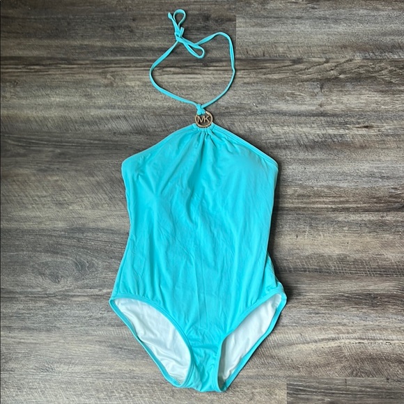 Michael Kors Other - Michael Kors women’s  Aqua One Piece Swimsuit Size 12 💚